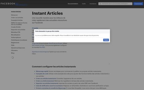 How to Set Up Instant Articles - Facebook for Developers