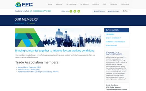 FFC Members - Fair Factories Clearinghouse