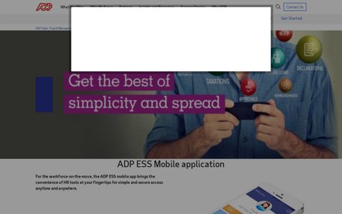 Ess Mobile Application - ADP India