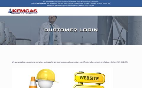 Customer Login | Kemgas