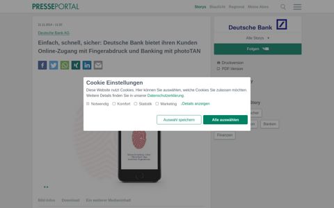 ▷ Einfach, schnell, sicher: Deutsche Bank bietet ihren ...