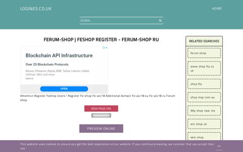 Ferum-Shop | Feshop Register - Ferum-Shop ru - General ...