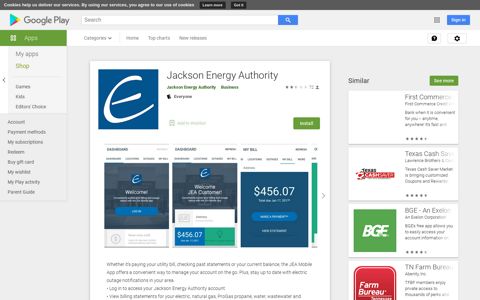 Jackson Energy Authority - Apps on Google Play