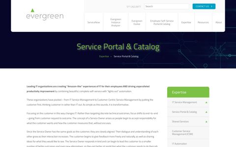 Service Portal & Catalog