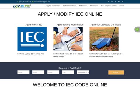 IEC Code | IEC Application | IEC Online | IEC Registration in ...