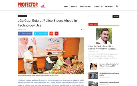 eGujCop: Gujarat Police Steers Ahead in Technology Use ...