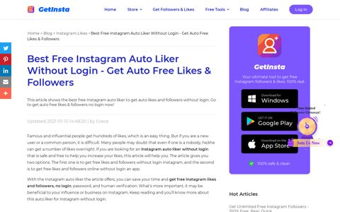 Best Free Instagram Auto Liker Without Login and Password