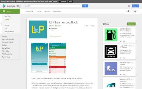 L2P Learner Log Book - Apps on Google Play