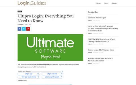 Ultipro Login: Everything You Need to Know – Login.Guide