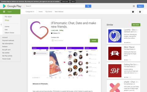 Flirtomatic: Chat, Date and make new friends. - Apps on ...