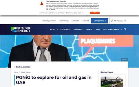 PGNiG to explore for oil and gas in UAE - Offshore Energy