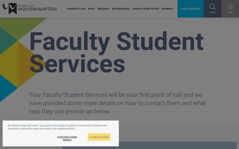 Faculty Student Services - University of Wolverhampton