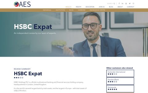 AES independent review - HSBC Expat - AES International