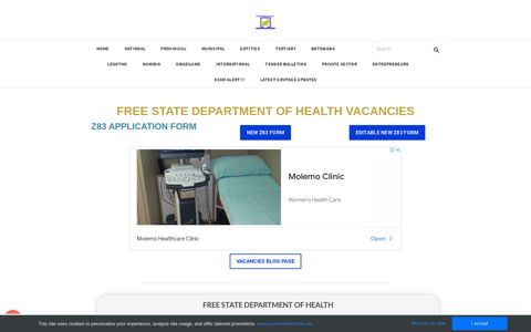 Free State Department of Health Vacancies - www.govpage ...