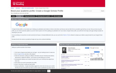 Create a Google Scholar Profile - Boost your academic profile ...