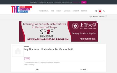 hsg Bochum · Hochschule für Gesundheit | World University ...