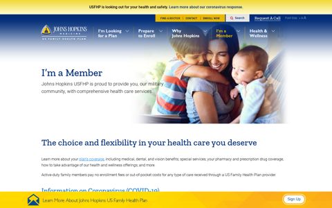 I'm a Member - Johns Hopkins US Family Health Plan
