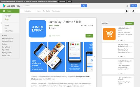 JumiaPay - Airtime & Bills - Apps on Google Play