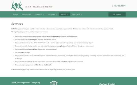 Services | KMK Management | Los Angeles, CA