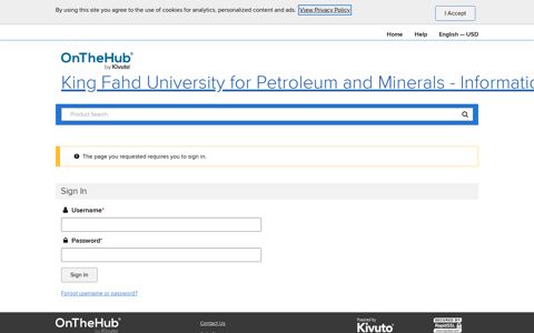 Sign In | King Fahd University for Petroleum and Minerals ...