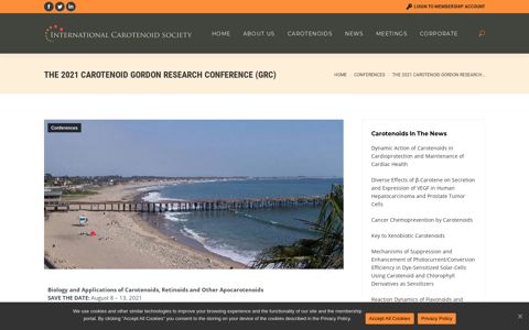 The 2021 Carotenoid Gordon Research Conference (GRC ...