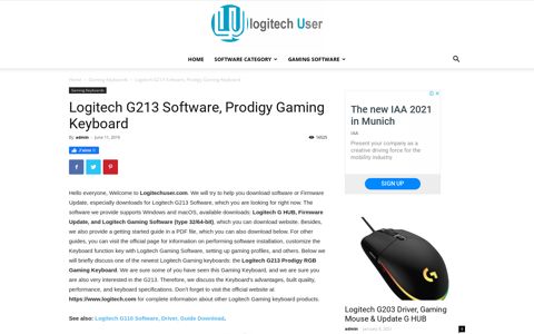 Logitech G213 Software, Prodigy Gaming Keyboard - Logitech ...