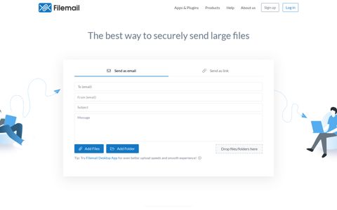 Filemail: The best way to securely send large files