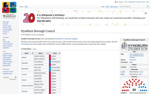 Hyndburn Borough Council - Wikipedia