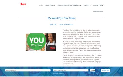 Fry's Food Stores - Jobs at Kroger