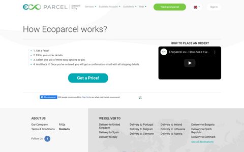 How Ecoparcel works? | Ecoparcel