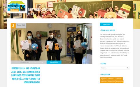 Fairtrade Schools | Dokumentations-Blog