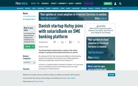 Danish startup Hufsy joins with solarisBank on SME banking ...