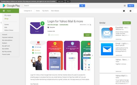 Login for Yahoo Mail & more - Apps on Google Play