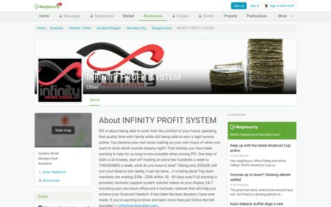 INFINITY PROFIT SYSTEM - Internet / Other in Mangere East ...