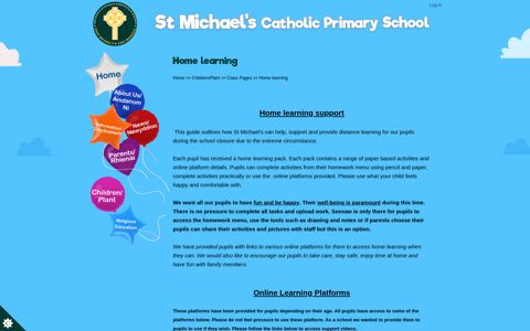 Home learning | St Michael's Catholic Primary School