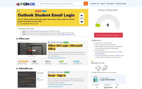 Outlook Student Email Login