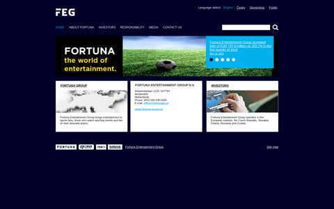 Fortuna Entertainment Group EU | Home