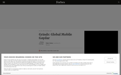 Grindr: Global Mobile Gaydar - Forbes