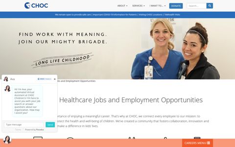 Careers: Healthcare Jobs and Employment Opportunities at ...