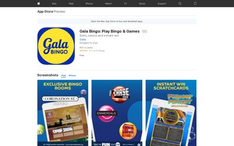 ‎Gala Bingo: Play Bingo & Games on the App Store