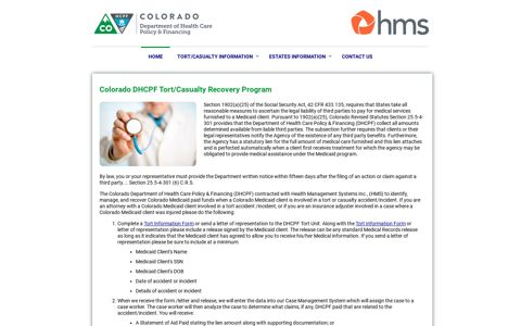 Medicaid Recovery - Colorado Recovery
