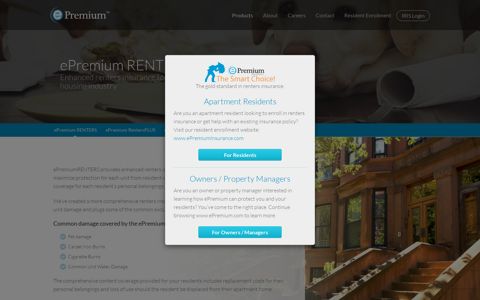 Property Management Renters Insurance Solution - ePremium
