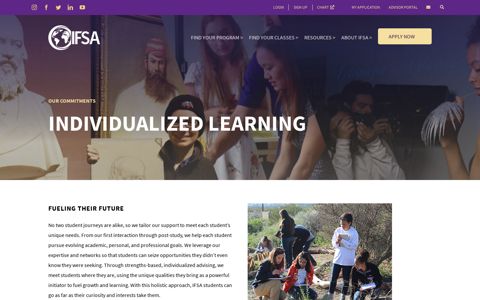 Individualized Learning - IFSA - IFSA-Butler