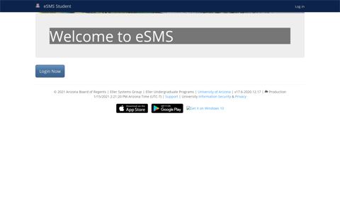 eSMS - University of Arizona