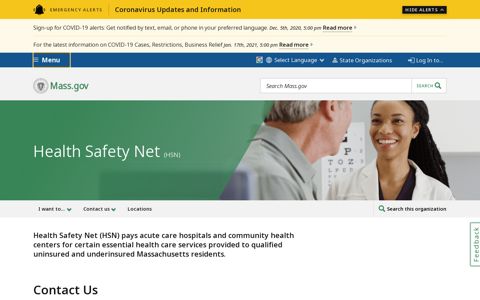 Health Safety Net (HSN) - Mass.gov
