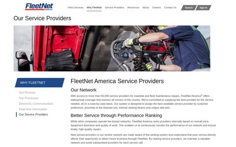 FleetNet America Service Providers | FleetNet