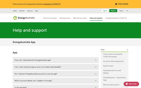 EnergyAustralia App | EnergyAustralia