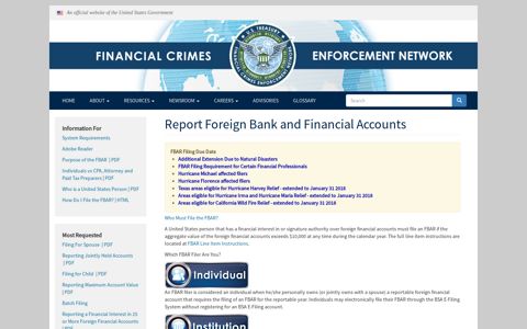 Report Foreign Bank and Financial Accounts | FinCEN.gov