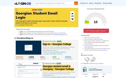 Georgian Student Email Login