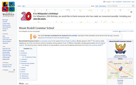 Mount Roskill Grammar School - Wikipedia